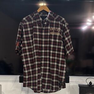 Harley-Davidson Men's Plaid Button-Down Shirt
